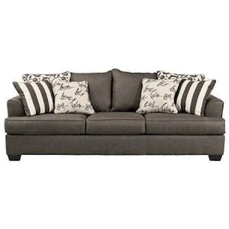 Queen Sofa Sleeper with Memory Foam Mattress